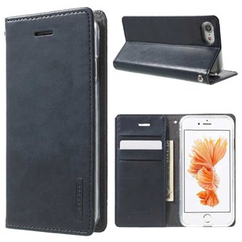 Goospery Classy Leather Case for iPhone 7 / iPhone 8. - Dark Blue